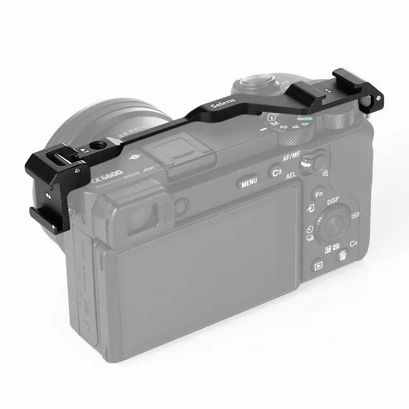 Selens двойная пластина перемещения холодного башмака для камеры Sony Alpha A6600 Vlog Rig