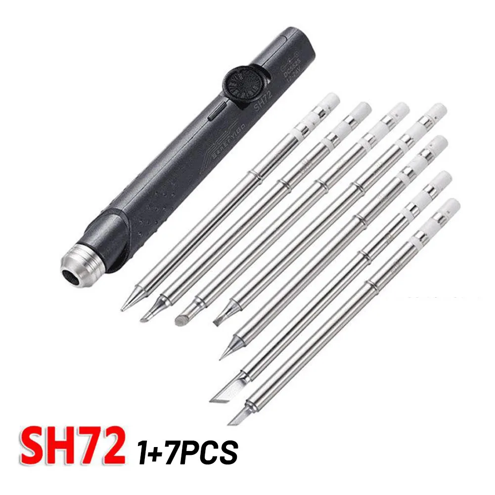 

SH72 Soldering Iron 65W SH Mini Electric Soldering Iron Tip Fast Heating 115 * 5.5mm DC 12-24V Adjustable Soldering Tool