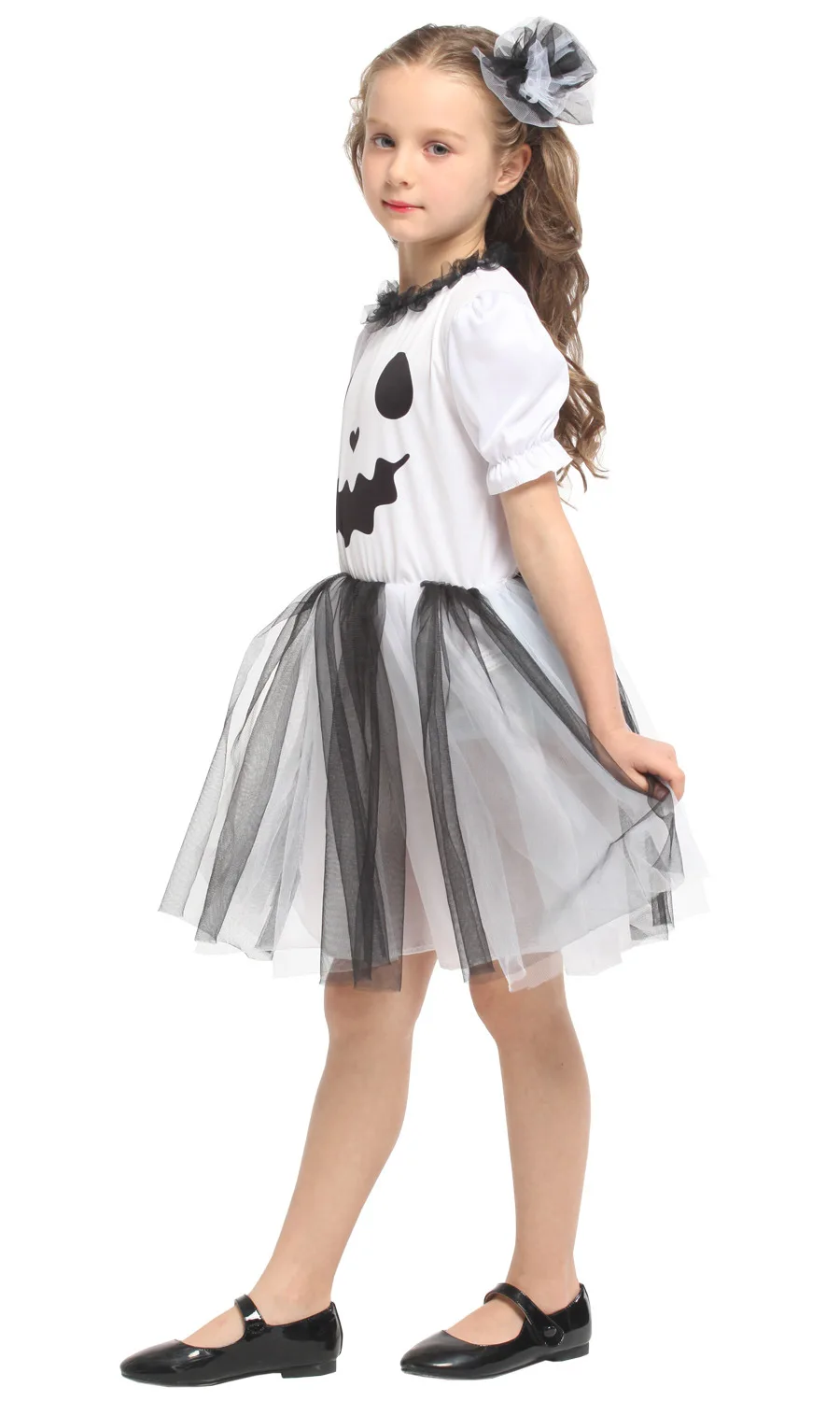 Children Halloween Costume Ghost Colplay Dress Kid Girl TUTU Child Carnival Party Cosplay Fancy Witch | Тематическая одежда и