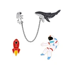 ЖенскаяМужскаяДетская Брошь из джинсовой ткани