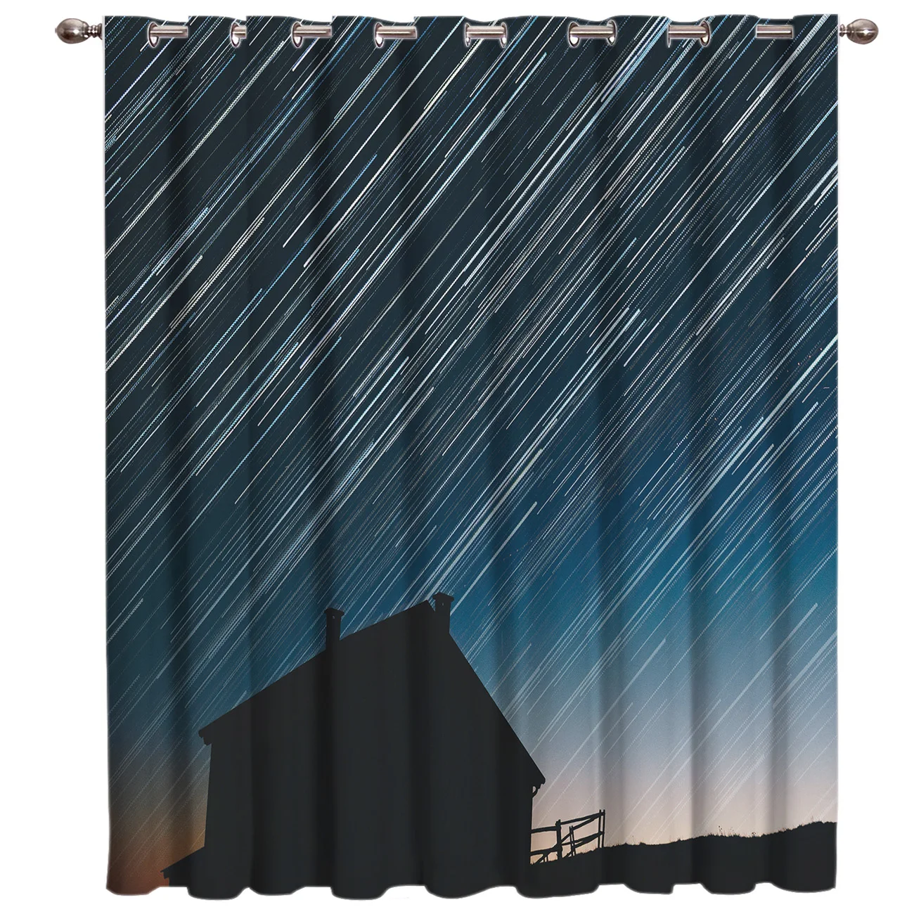 Звезда Метеор узоры комнаты занавески s большие окна жалюзи для ванной кухни