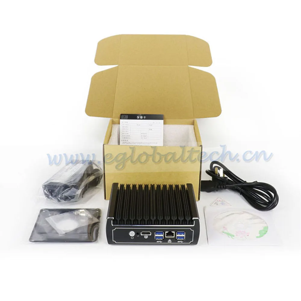 Мини ПК Pfsense 6 * Intel 1000M LAN Core i3 7100U I5 7200U Celeron 3855U|Мини ПК| |