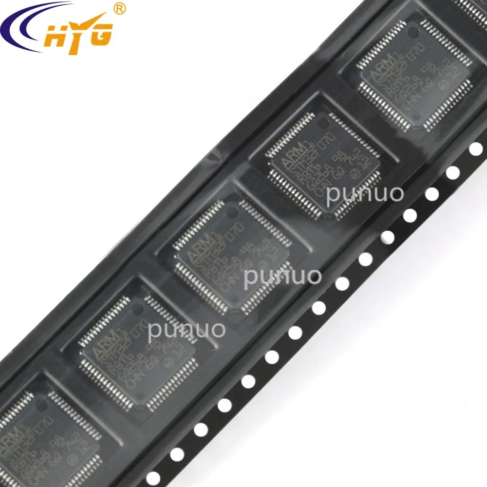 Оригинальная аутентичная Инкапсуляция STM32F070RBT6 LQFP-64 32-битный микроконтроллер 128K