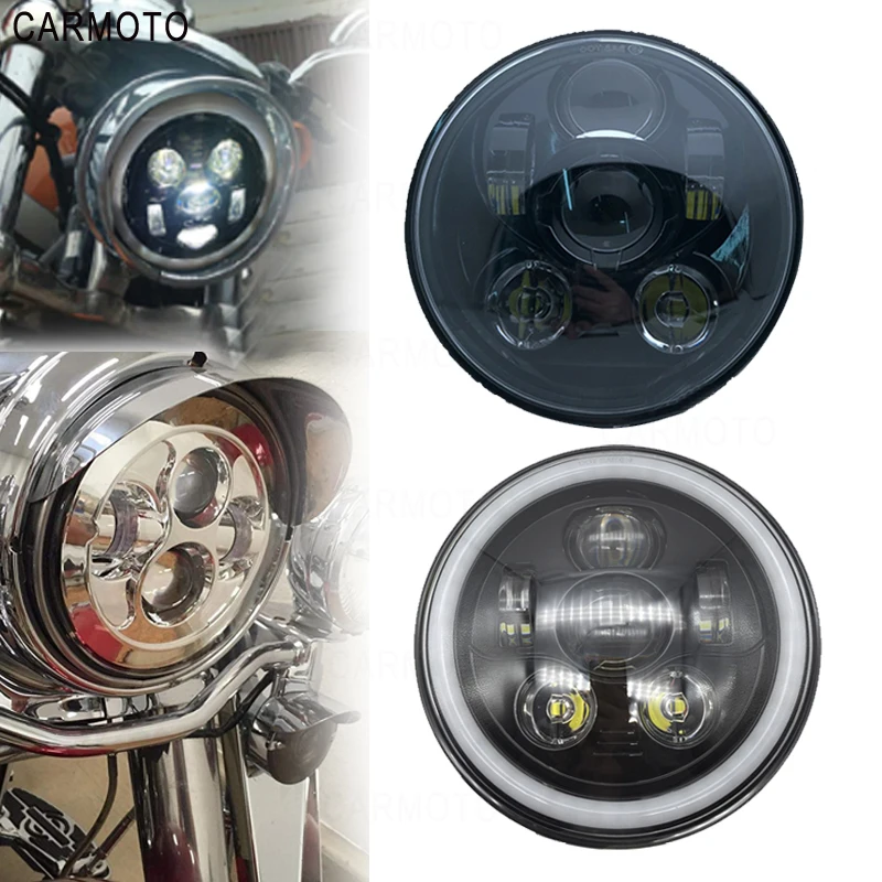 Мотоциклетные 7-дюймовые светодиодные фары для Honda CB400/CB1300/CB250/CB600F/CB919 FXWG FXDWG FXSTVTEC