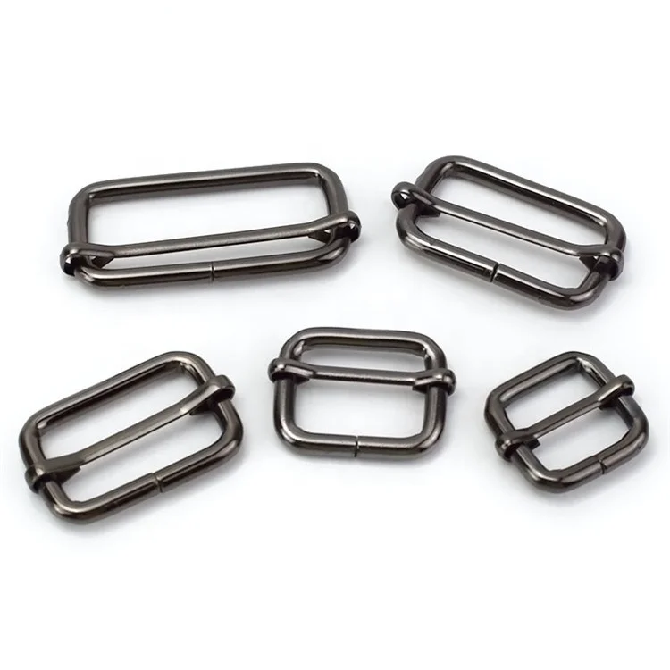 10 шт. прямоугольные металлические скользящие роликовые ремешки ползунок