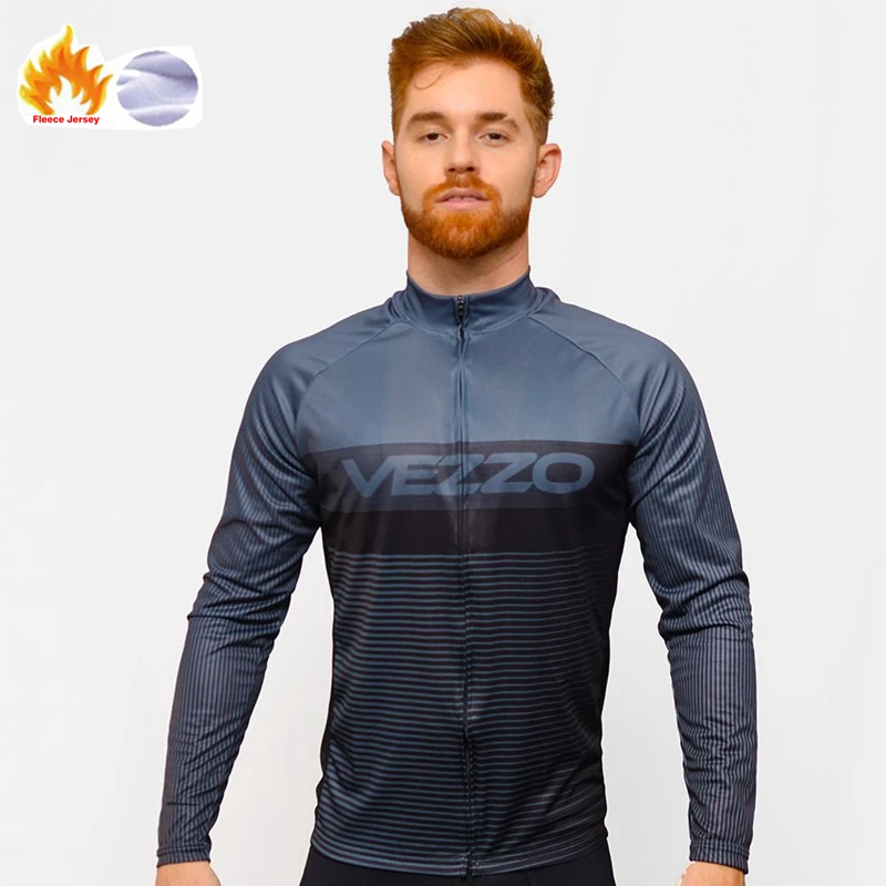 2022 зимняя флисовая Мужская велосипедная Джерси с длинным рукавом одежда для