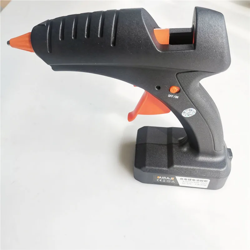 

12V Lithium-ion Hot Melt Glue Gun with 5pcs 11mm Sticks Wireless Graft Repair Heat Gun Pneumatic Home DIY Tools Hot Glue Gun