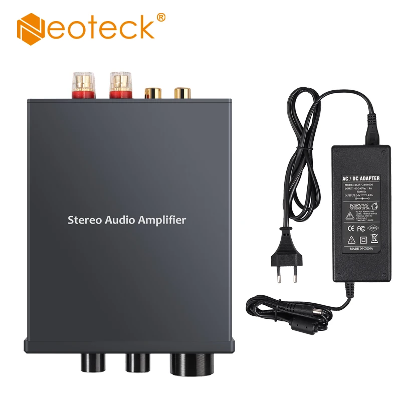 Neoteck Mini Hi Fi Класс D интегрированный усилитель с басами и тройным управлением для