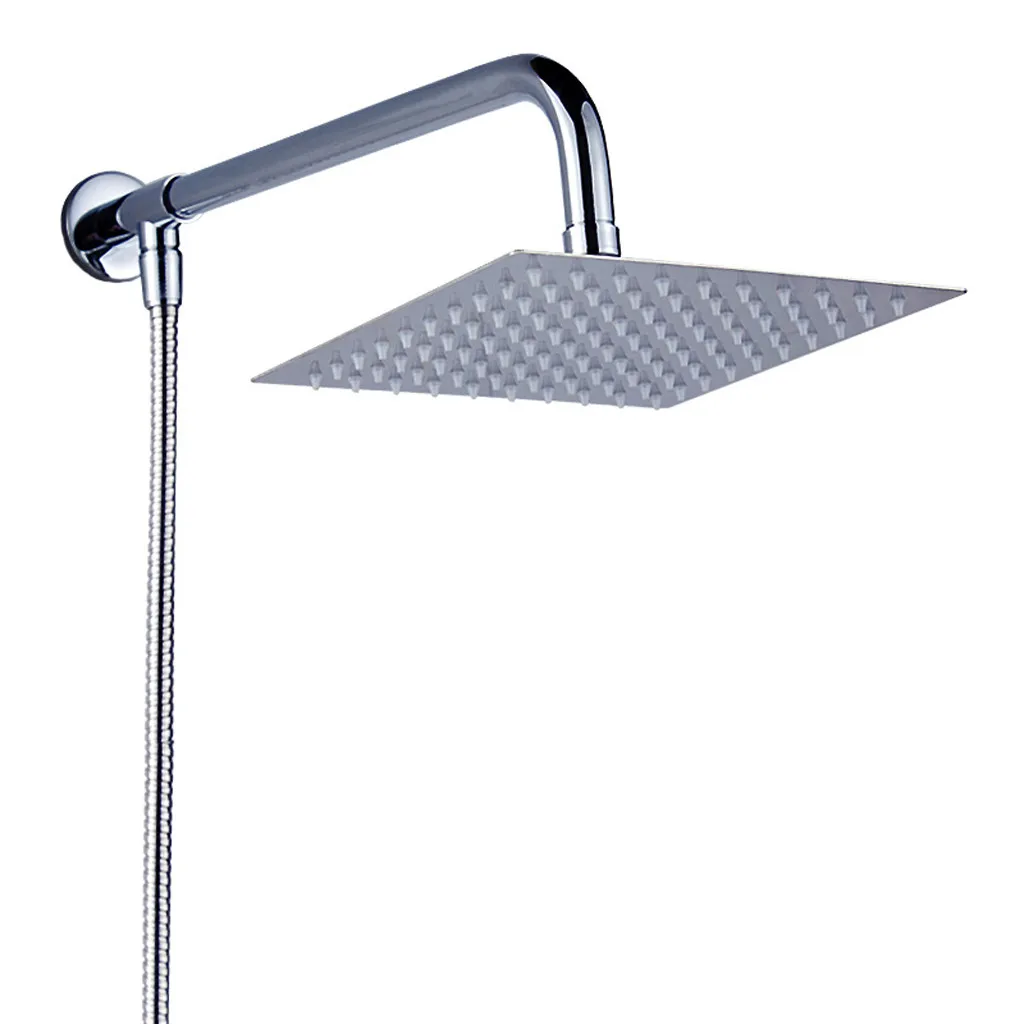 

Shower Head NEW 6 inch 360 Degree Rotating Large Shower Head Water Saving Rain Handheld Shower Bathroom Stainless Steel Spray