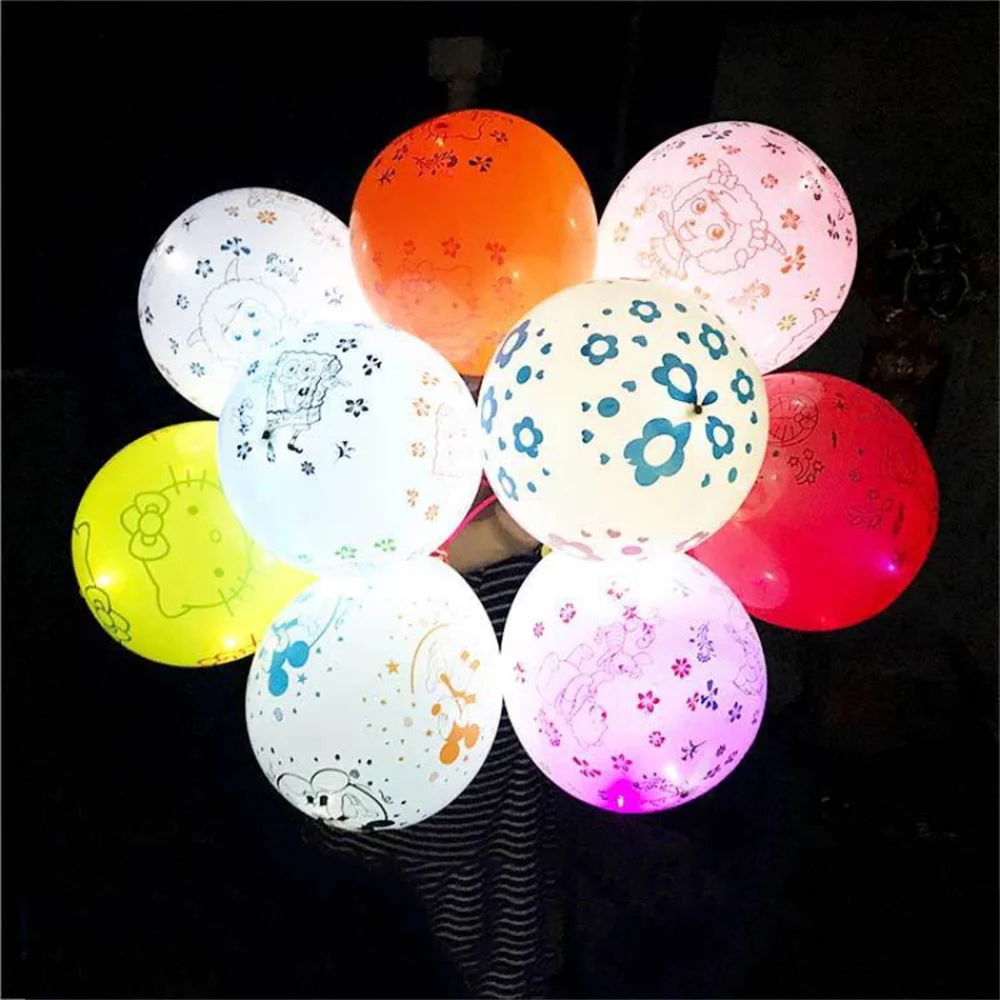 

Latex Flash Transparent Light Balloon LED Colorful Flash Balloon party Birthday holiday Valentine's day decoration surprise