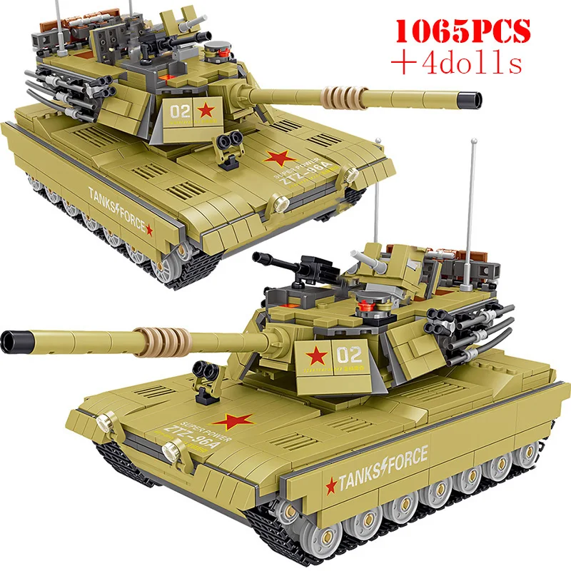 Военный Китай 96A главный боевой танк строительные блоки армейский солдат фигурки