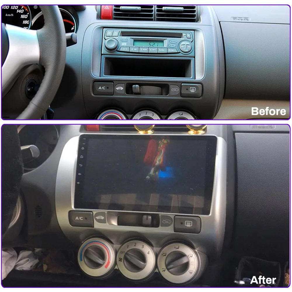 Автомагнитола для honda Fit jazz мультимедийный плеер 2004 2005 2006 2007 GPS стерео система
