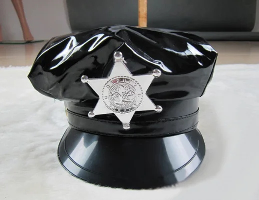 2021 черная полицейская шляпа для косплея полицейские аксессуары военная Униформа