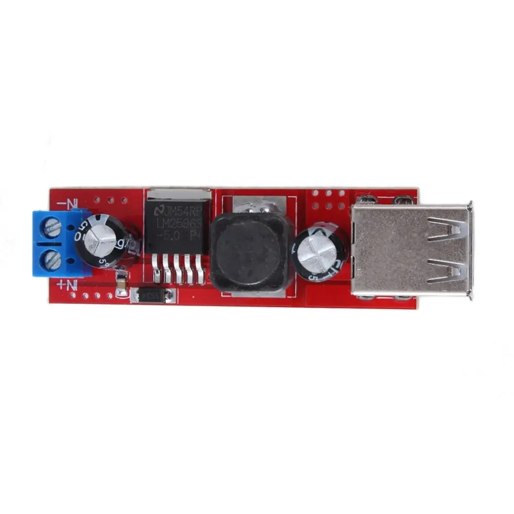 

DC 6V-40V To 5V 3A Double USB Charge DC-DC Step-down Converter Module High Quality