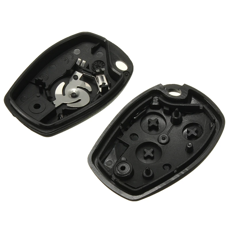 

cover remote key shell for Renault Clio MK3 Kangoo Modus Spare Black