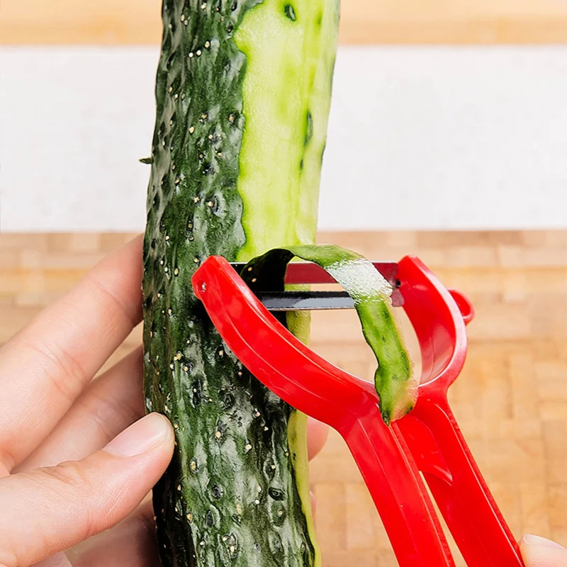 

Multifunction Vegetable Fruit Peeler Apple Potato Cucumber Skin Scraper Three Colors Household Kitchen Tools Paring Knife
