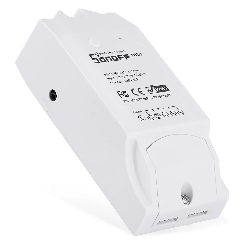 SONOFF TH10 TH10 переключатель и датчик Ds18b20 водонепроницаемый зонд Wi-Fi температура с дистанционным управлением беспроводной монитор для умного дома