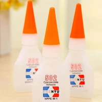 15pcs high quality 502 super glue multi function glue genuine cyanoacrylate adhesive strong bond fast for office tools