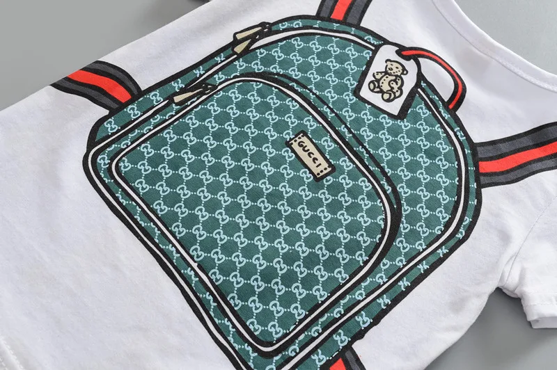 Комплекты летней одежды для маленьких мальчиков модные детские хлопковые