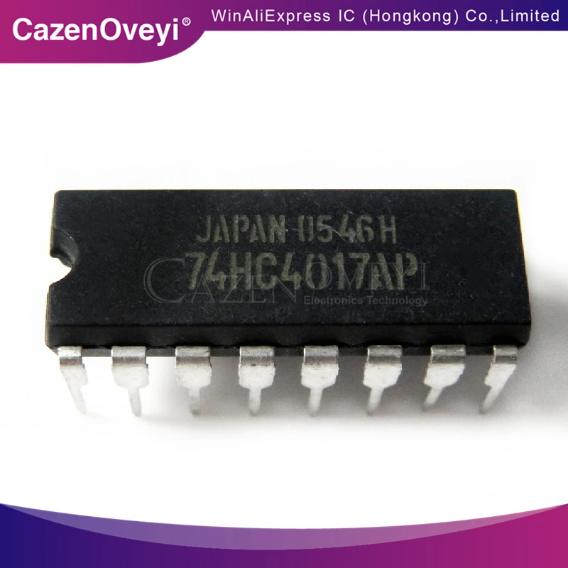 

10pcs/lot 74HC4017N 74HC4017AP SN74HC4017N 74HC4017 DIP-16 new original In Stock
