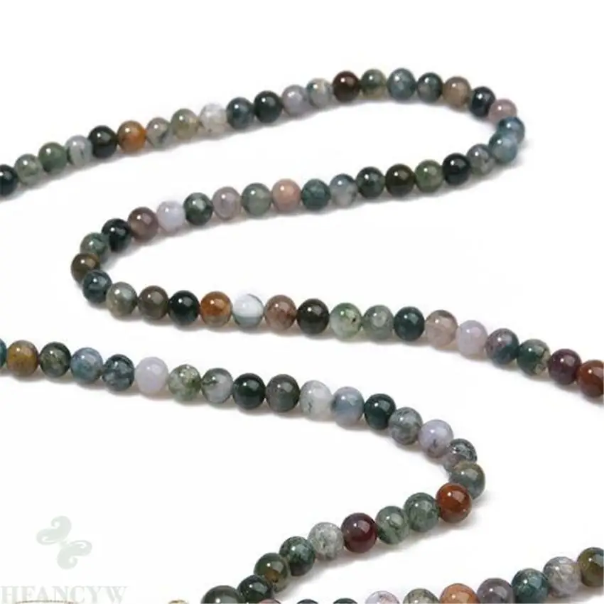 

6mm India agate Gemstone 108 Beads Tassels Mala Necklace Fancy MONK cuff Meditation Bless Lucky yoga spirituality Handmade