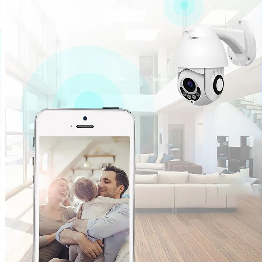 Wi Fi 1080P PTZ IP камера наружная скоростная купольная беспроводная видеонаблюдения