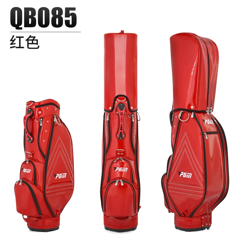PGM Golf Lady PU Standard  Bag Women Club Bag Waterproof Wear-Resistant Crystal Leather Can Be Placed 13~14 Clubs High capacity
