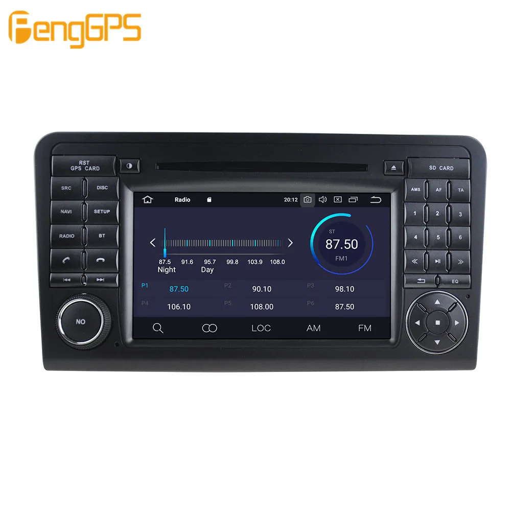 Автомобильный мультимедийный DVD плеер для Mercedes Benz GL ML CLASS W164 ML350 ML50 Android радио GPS