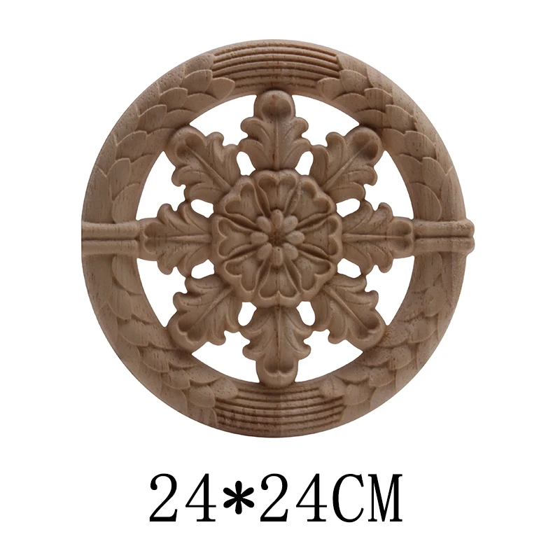 

Дерево с аппликацией в виде дерева Молдинги накладка деревянная Декаль резным декором Неокрашенный Длинная Деревянная мебель окна стен украшения дома в европейском стиле