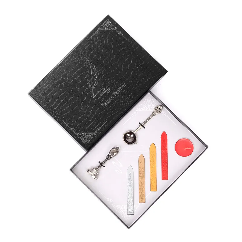 Ручка перьевая каллиграфическая с 5 наконечниками подарочный набор чернил для