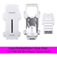 for xiaomi fimi x8 mini upper cover middle frame bottom body shell thumb rocker joystick repair spare parts drone accessories