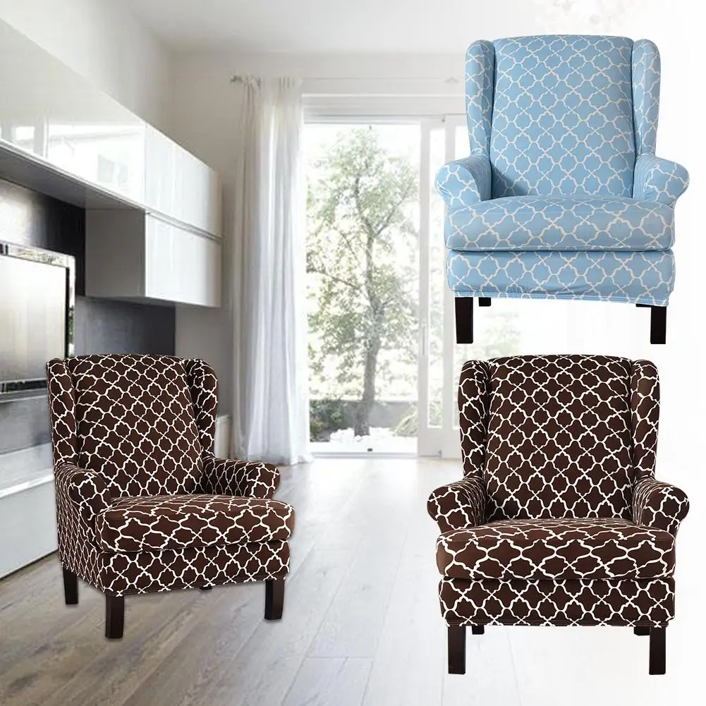 2 шт. эластичный чехол для кресла с принтом|Чехлы диванов| |