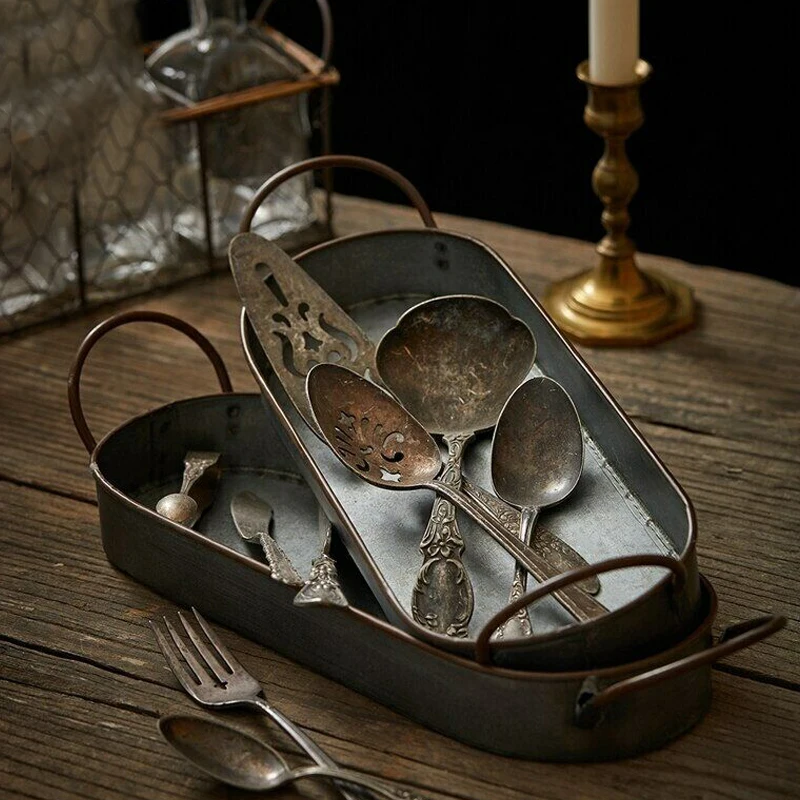 Популярная тарелка для хлеба закусок декоративное хранилище металлический