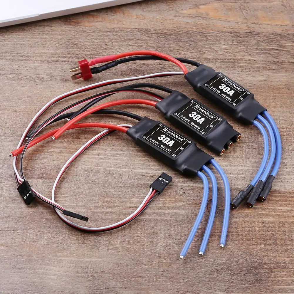 XXD 30A 2-4S ESC контроллер скорости бесщеточного двигателя RC BEC для радиоуправляемого