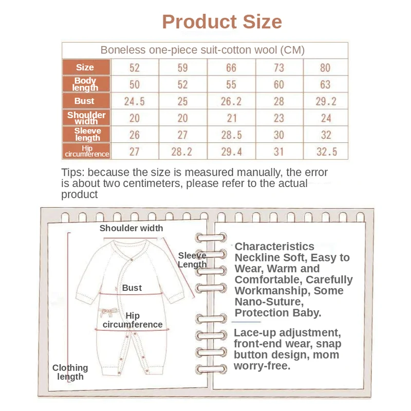 

1PCS Baby Onesies Four Seasons Cotton Newborn Clothes Baby Newborn Clothes Romper