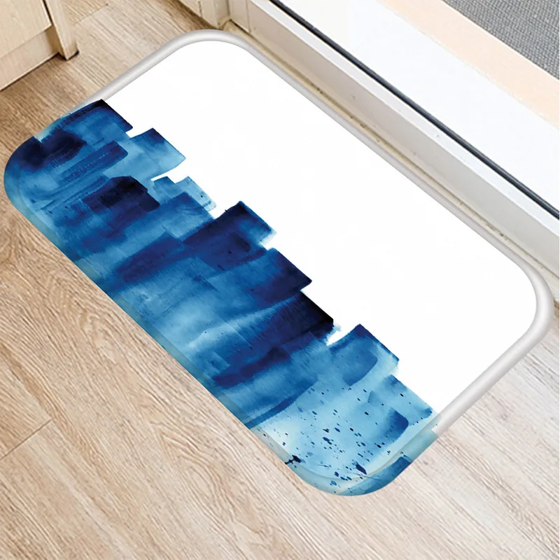 1 шт в синюю полоску коврики ванную ковер коврик горизонтальную для ванной