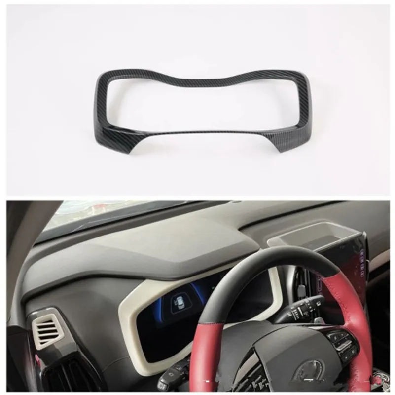 

Carbon Fiber Style ABS Car Inner Dashboard Meter Frame Cover Trim Fit For Hyundai ix35 2020