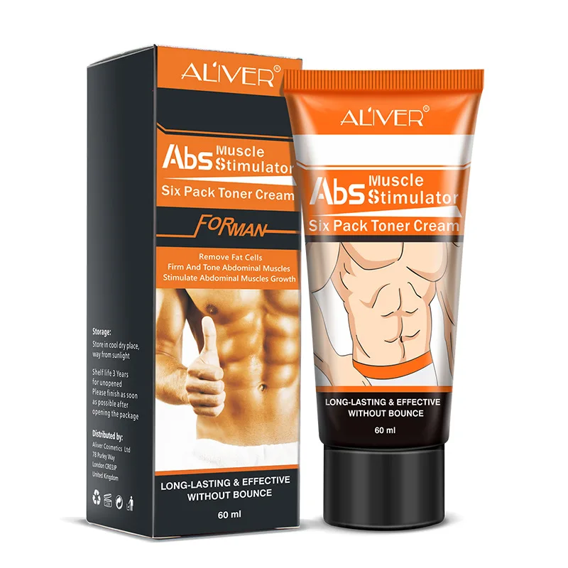 

ALIVER abdominal muscle cream men's fitness shaping and firming care abdominal muscle oil cream