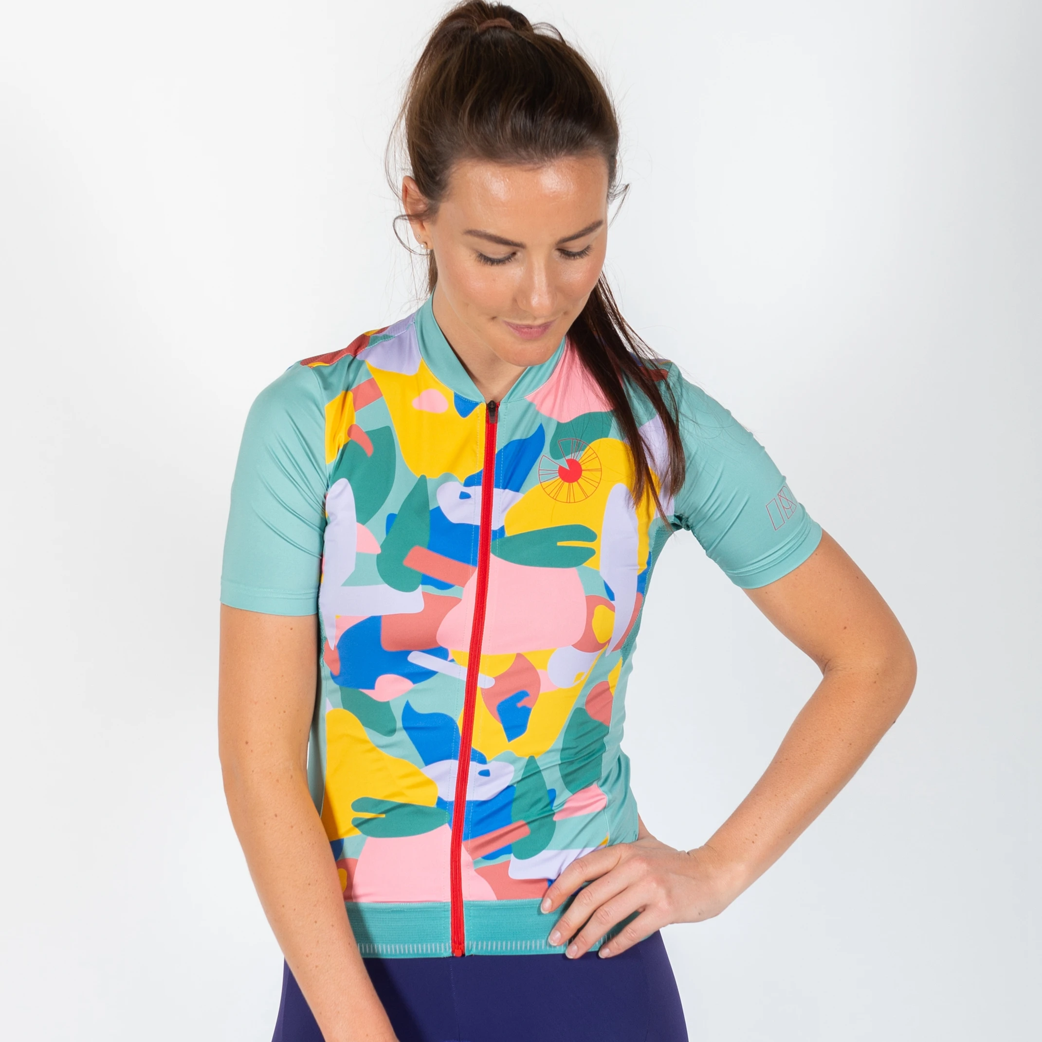 

Прогулочная трикотажная кофта IRIS для езды на велосипеде, Воздухопроницаемая сетчатая ткань с открытыми ячейками, одежда для езды на велоси...