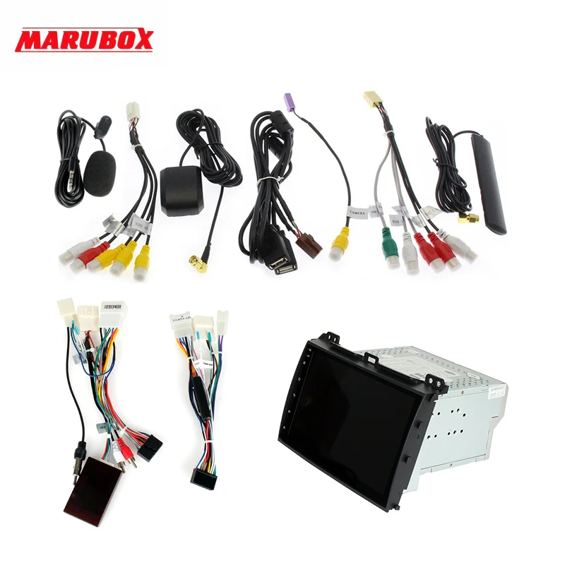 Marubox 9A107PX5 DSP 64 ГБ Штатная магнитола для Тойота Land Cruiser Prado Лексус GX 2002 2009 9'' IPS
