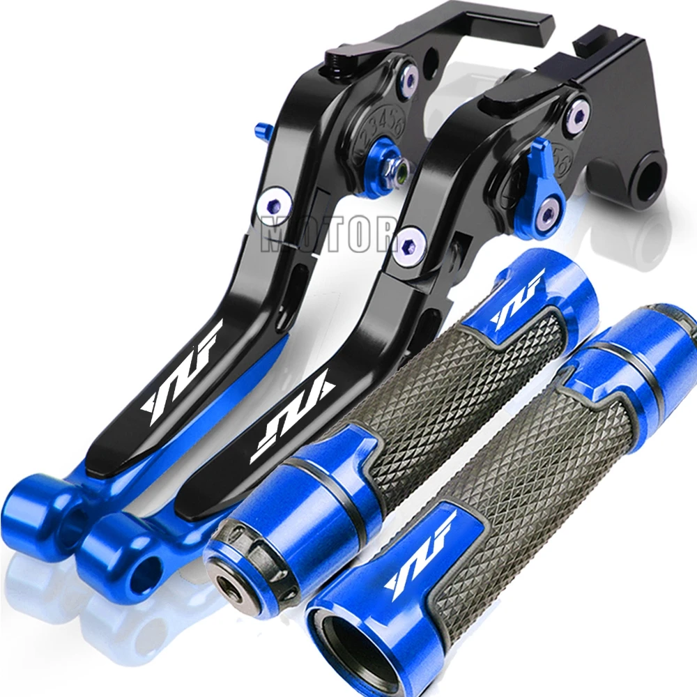 

For Yamaha YZF R1 YZF R6 YZFR6 YZF R125 YZFR15 R25 YZF R3 R15 V3 2017-2019 Motorcycle Brake Clutch Lever+22MM knobs Handle Grips