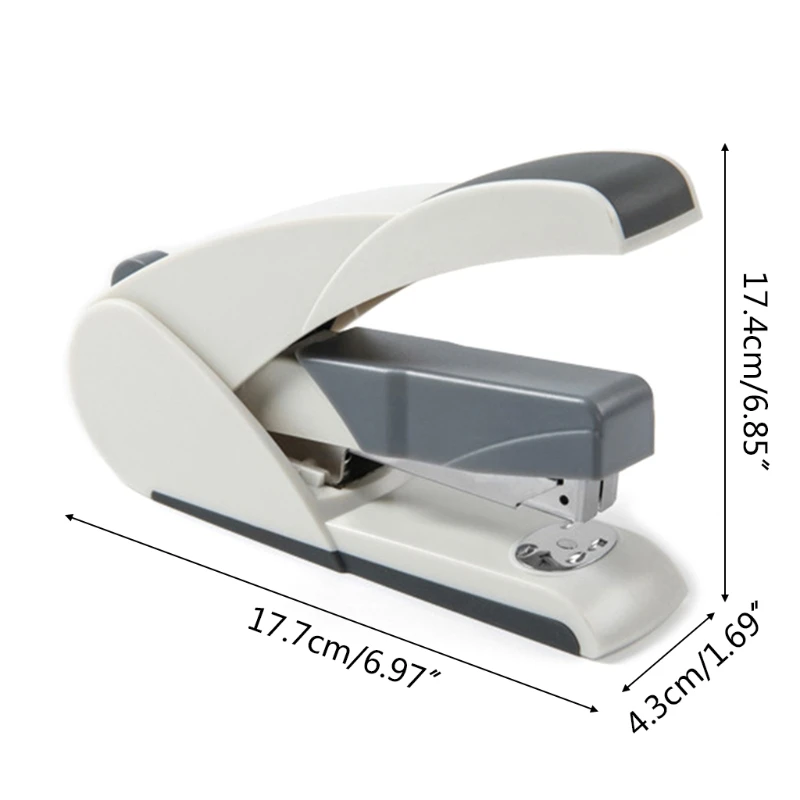 

25 Sheets Effortless Heavy Duty Stapler Paper Book Binding Stapling Machine for 24/6mm Staples School Office Supplies X6HB