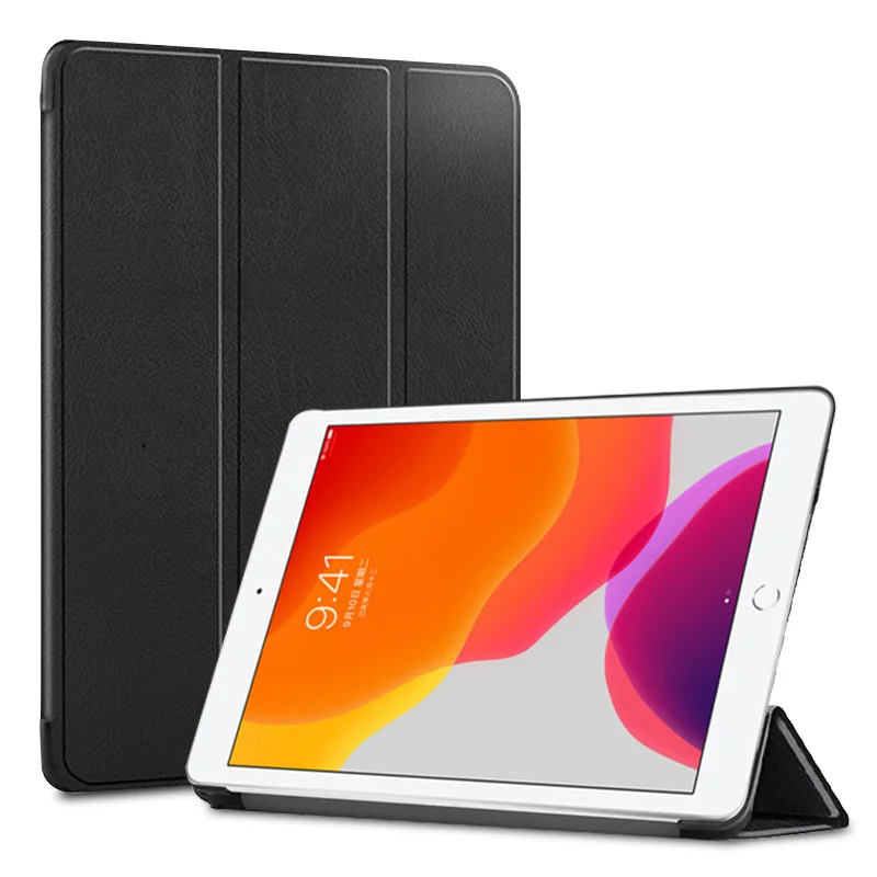 Чехол для iPad 2019 10 2 дюймов чехол книжка Apple Ipad 7 A2200 A2198 A2197 защитный чехол|Чехлы