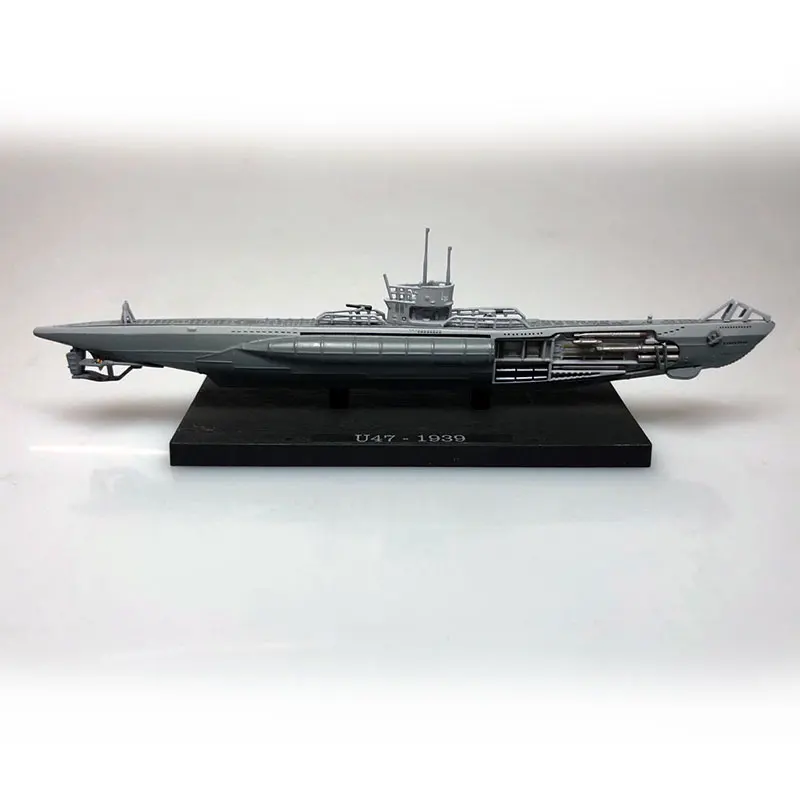 ATLAS 1/350 масштаб Второй мировой войны немецкая подводная лодка U-47 Тип VIIB u-лодка литой металлический военный корабль модель игрушки для подарка, коллекции, детей