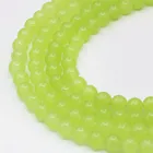 Модные трендовые Круглые бусины 8 мм из зеленого перидота бриллиантовой формы, незакрепленные бусины из натурального камня для ожерелья, браслета 15 дюймов, оптовая цена