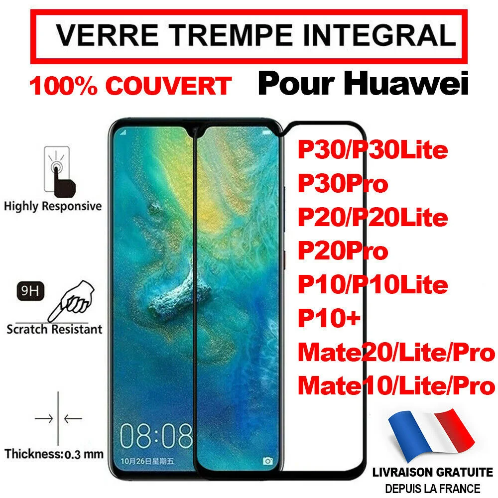 

Whole toughened glass window For Huawei P30 Lite P20 P10 mate 20 Pro full coverage