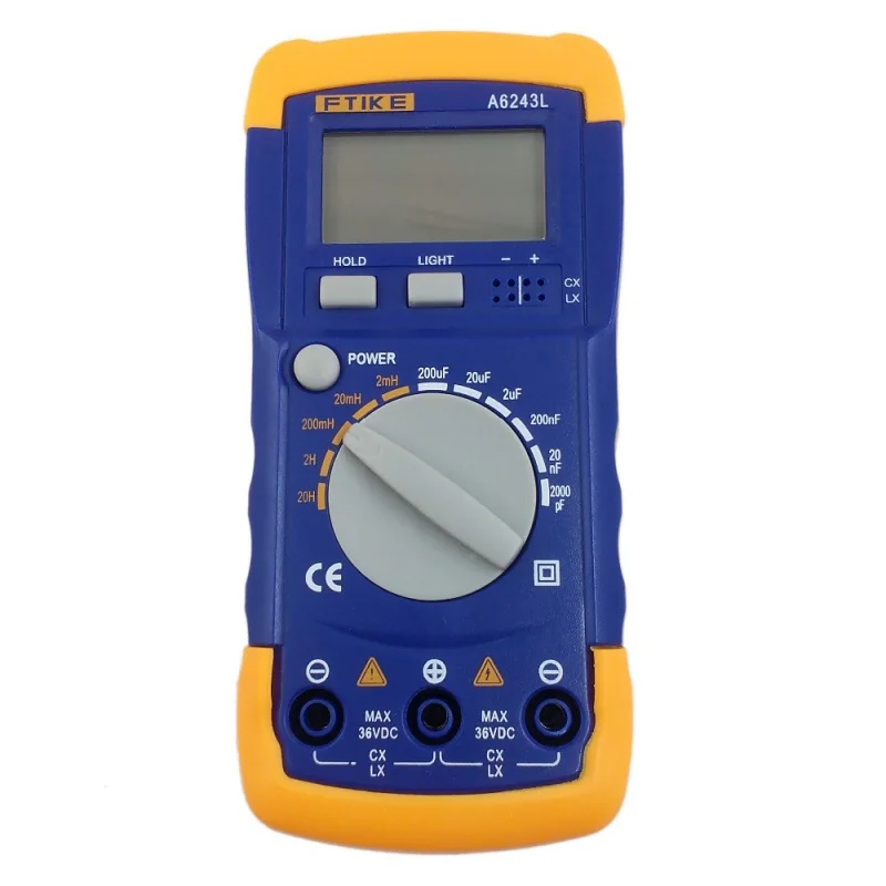 Мультиметр A6243L 3 1/2 конденсатор индуктор LC метр 2nF-200uF и 2mH-20H совместимый тестер |