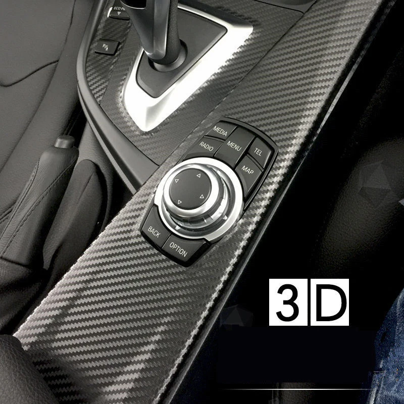 

Автомобильная пленка из углеродного волокна, рулон наклеек, матовый черный 3D 50x200 см, виниловая фотопленка