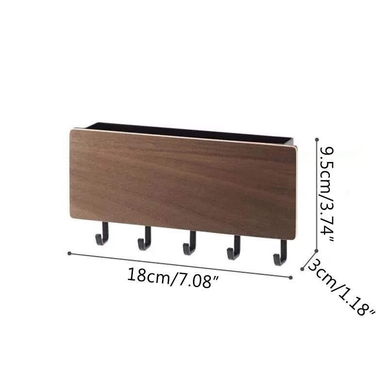 

New Wall-hung Type Wooden Decorative Wall Shelf Sundries Storage Box Prateleira Hanger Organizer Key Rack Wood Wall Shelf