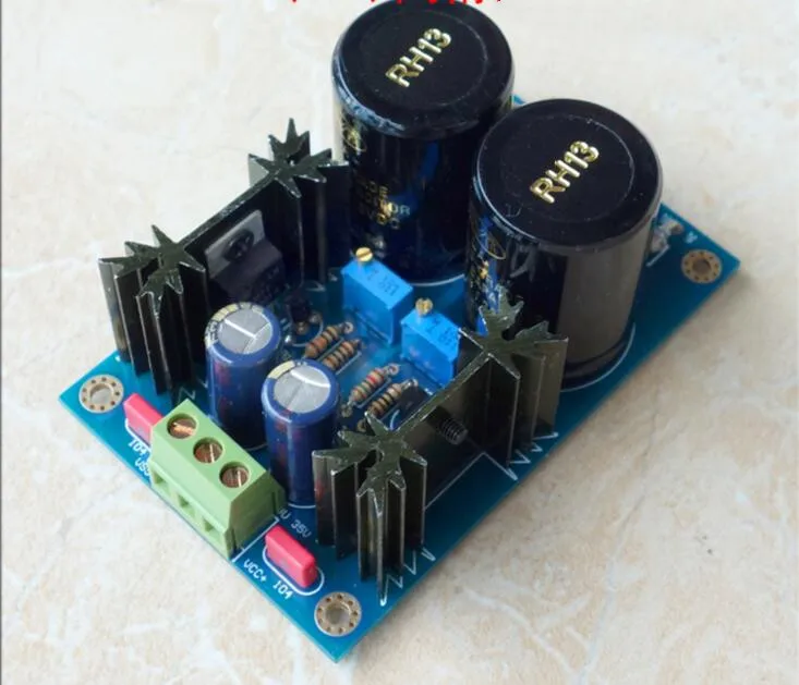 

HIFI Dual voltage LM317/ LM337+TL431 high precision linear regulated power supply board / kit